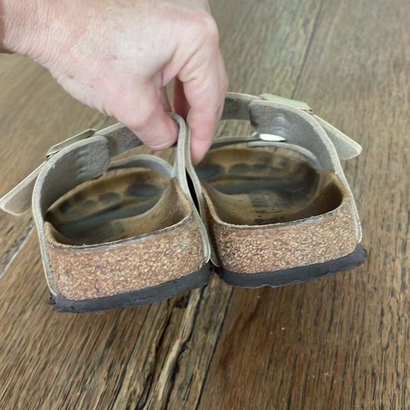 Birkenstock Arizona Gold Birko-Flor 39 / 8-8.5 - Picture 5 of 11